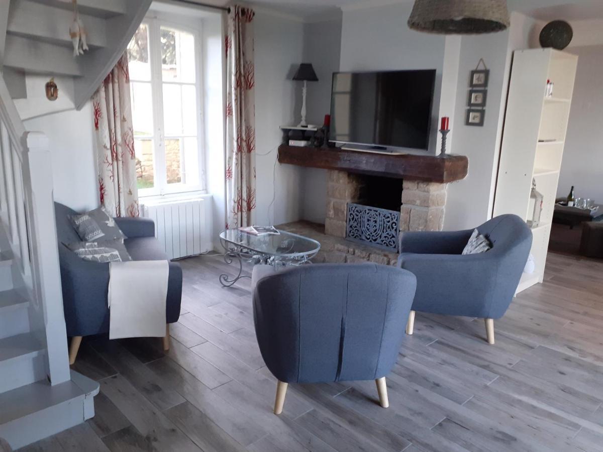 Maison Vue Exeptionnelle Sur La Mer Lancieux Eksteriør bilde